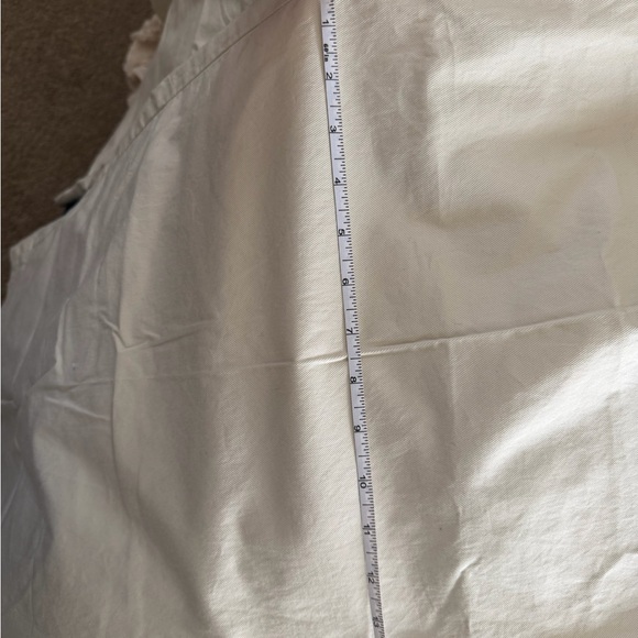 Banana Republic Women's Cream Straight Wide Leg Pants - Picture 4 of 9